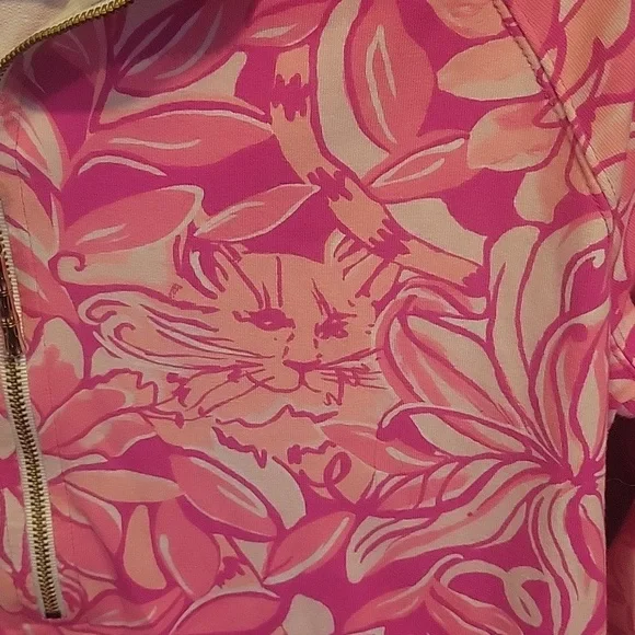 Lilly Pulitzer Pawsitive Skipper Popover EUC Size S - Picture 4 of 5